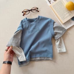 2026 Spring New Children Long Sleeve T Shirts Fashion Girls False Two Piece T Shirts Kids Casual Tops Baby Boy Cotton Tees