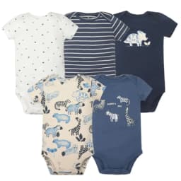 5PCS Baby Bodysuit For Newborns Summer Baby Romper Boy Clothes 0‑24M Newborn Clothing Infant Soft Cotton Cartoon Baby Clothes