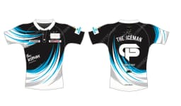 Professional Gerwyn Price Iceman Darts Shirt Men's Quick Dry Breathable Darts Jersey Polo Sports Training Team Tee Uniform Tops