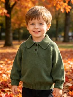 MILANCEL 1-7 Y Kids Sweater Turn Down Collar Girls Knit Wear Warm Boys Sweaters Cotton Kids Girls Knit Wear