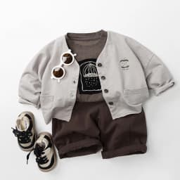 2026 Spring Children Casual Pants 1-6T Simple Style Girls Solid Color Wide Leg Pants Korean-style Boys One Button Loose Trousers