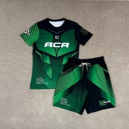 2026 New Sports Set Men's Kids Red Black Camo Graphic Rash Guard Top & Shorts Quick Drying MMA Training Combat Suit