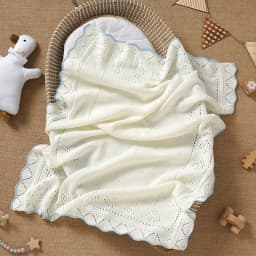 Baby Blankets Newborn 90*70cm Knitting Dual-Use Infant Boys Girls Stroller Swaddle Wrap Quilts Breathable Toddler Receiving Mats