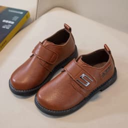 Boy Leather Shoe Spring Autumn Soft Kids Party Shoes Fashion Black Classic Children's Versatile Loafers for School Performance