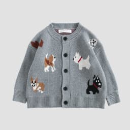Ircomll Autumn New Thick 1-6Y Kids Knitted Cardigan Cute Duck Pattern Children Sweater Outerwear For Baby Boys Girls Daily Wear