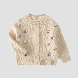 Ircomll Autumn New Thick 1-6Y Kids Knitted Cardigan Cute Duck Pattern Children Sweater Outerwear For Baby Boys Girls Daily Wear