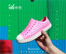 EVA Anti-slip Sports Sandals Slipper Big Child Sandal Unisex Garden Hole Shoe Summer Men Women Sandals Beach Wading Hollow Shoes