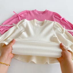 Children Bow Shirts + Flared Trousers 2pcs Suit Cotton Toddler Girl Outfits Autumn Korean Girls' Set Sweet and Cute Girls Set