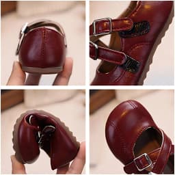 Children PU Leather Girls Student Kids Shoes 2026 Autumn New Fashion Elegant Comfortable French Style Mary Jane Casual Loafer