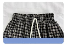 Spring Autumn Kids Harem Pants Long Trousers For Boys and Girls Plaid Children Pants