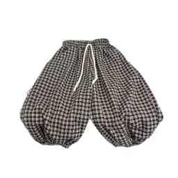 Spring Autumn Kids Harem Pants Long Trousers For Boys and Girls Plaid Children Pants