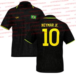 Brazil Style clothing Football Jersey Quick-Drying Ronaldo 9 Jersey Outdoor football Jersey Neymar 10 Special Edition Kid Tee