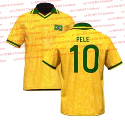Brazil Style clothing Football Jersey Quick-Drying Ronaldo 9 Jersey Outdoor football Jersey Neymar 10 Special Edition Kid Tee