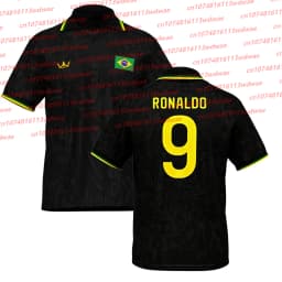 Brazil Style clothing Football Jersey Quick-Drying Ronaldo 9 Jersey Outdoor football Jersey Neymar 10 Special Edition Kid Tee