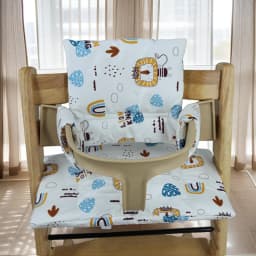 Baby Cushion for Stokke Tripp Trapp High Chairs Soft Padded Seat Backrest Baby Set Compatible Easy to Clean