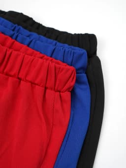 Boys Summer 3PCS Set Solid Color Sports Shorts Quick Dry Mesh Material Casual Comfortable Shorts Suitable for Leisure Sports