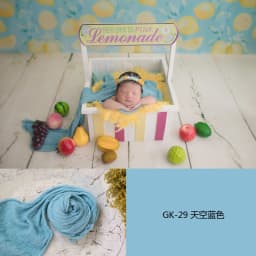 Newborn Photography Props Soft High Stretchable Cotton Seersucker Wrap Baby Posing Aid Photoshoot Props Babies Photo Accessories