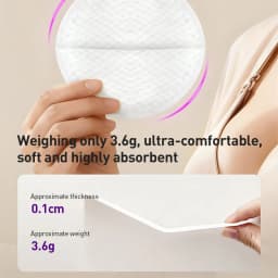 100pcs Avent Disposable Hypoallergenic Breast Pads High Absorbency Leak Proof 3D Nursing Pads For Sensitive Lactating Skin