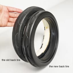 Uppababy Vista Wheel Tire For V1/ V2 Front Or Back One PU Tubeless Buggy Wheel Tyre Cover Custom Baby Stroller Accessories