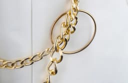 Kids Girls White‑Gold Fancy Cosplay Kit Shoulder Pads Chain Skirt for Halloween Birthday Theme Party Carnival Role‑Play Outfit