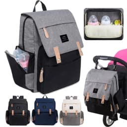 LAND Mommy Diaper Bags Landuo Mother Large Capacity Travel Nappy Backpacks with Changing Mat Convenient Baby Nursing Bags