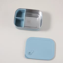 Kids' Silicone Stainless Steel Lunch Box / Bento Container Safe Leak-Proof Babies with Dividers
