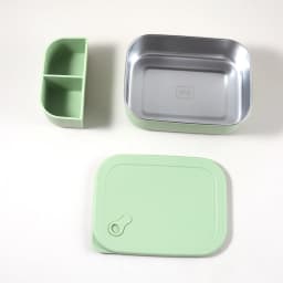 Kids' Silicone Stainless Steel Lunch Box / Bento Container Safe Leak-Proof Babies with Dividers