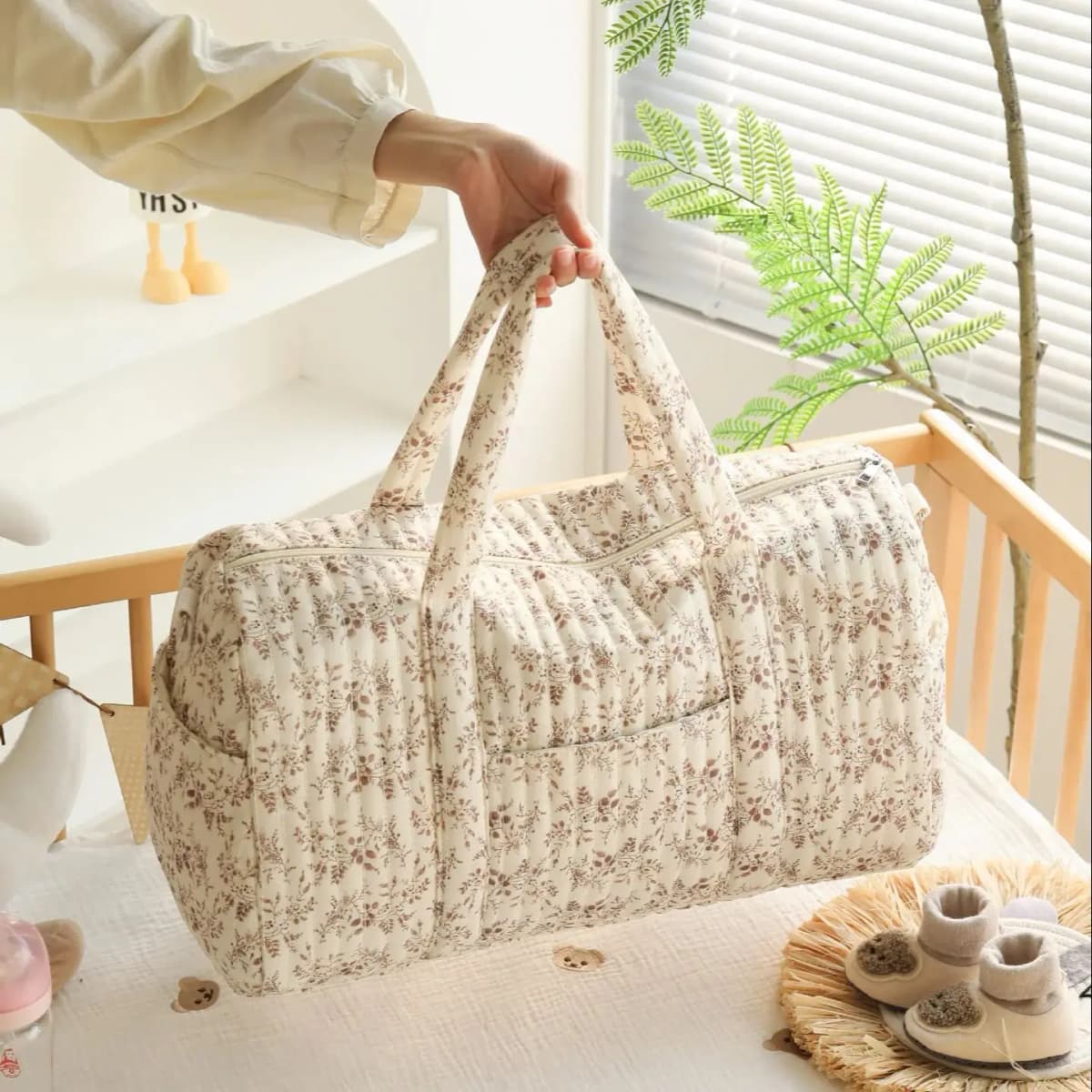 Large Mommy Bag Maternity Baby Diaper Storage Bag Large Capacity Baby Items Organizer Women Travel Bag Multi-functional Handbag