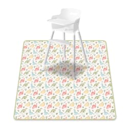 Elinfant 1 Pc Baby High Chair Splat Mat Portable Baby Dining Chair Mat Waterproof Spill Mat Anti-Slip Floor Protector Splash Mat