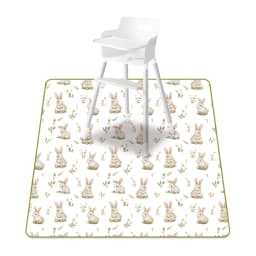 Elinfant 1 Pc Baby High Chair Splat Mat Portable Baby Dining Chair Mat Waterproof Spill Mat Anti-Slip Floor Protector Splash Mat