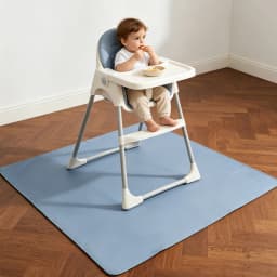 Elinfant 1 Pc Baby High Chair Splat Mat Portable Baby Dining Chair Mat Waterproof Spill Mat Anti-Slip Floor Protector Splash Mat