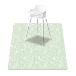 Elinfant 1 Pc Baby High Chair Splat Mat Portable Baby Dining Chair Mat Waterproof Spill Mat Anti-Slip Floor Protector Splash Mat