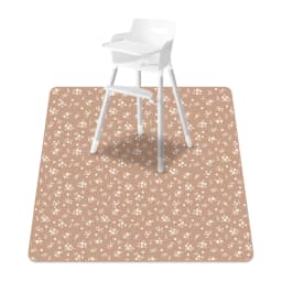 Elinfant 1 Pc Baby High Chair Splat Mat Portable Baby Dining Chair Mat Waterproof Spill Mat Anti-Slip Floor Protector Splash Mat