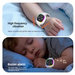 Urine Wet Alarm for Children, Anti-Lost Wireless Bedwetting Alarm, Wrist-Worn Baby Watch Reminder