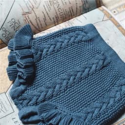 Autumn Baby Girls Knitted Shorts Children Bloomer Toddler Princess PP Shorts Kids Girls Ruffle Edge Lovely Lotus Butt Shorts