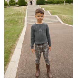 AS IL AW26 Corduroy Collection Floral Cotton Girls Print Smocking Dress Boys Sweater Embroidery Plaid Pants Brother Sister