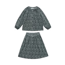 AS IL AW26 Corduroy Collection Floral Cotton Girls Print Smocking Dress Boys Sweater Embroidery Plaid Pants Brother Sister