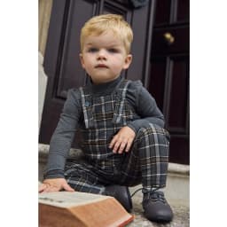 AS IL AW26 Corduroy Collection Floral Cotton Girls Print Smocking Dress Boys Sweater Embroidery Plaid Pants Brother Sister