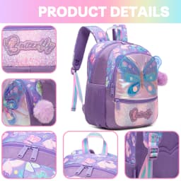 1pc Cute 13 Inch Animal Backpack Kindergarten Outdoor Sports Little Girl with Small Pendant