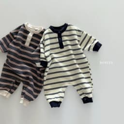 INS Infant Babys Boys Rompers RAISE Autumn 6-24M Kids Boys Striped Jumpsuit Loose Casual Toddler Newborn Boys One Piece Bodysuit