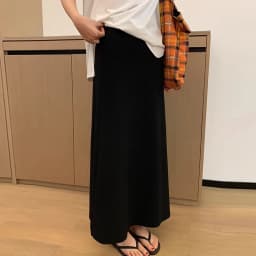 2025 New Summer Maternity Maxi Skirt: Plus Size High-Waist Gray A-Line Fishtail Skirt, Thin Breathable Fabric for Daily Wear