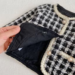 Spring and Autumn Two-Piece New Baby Girl Black Checkered Long-Sleeved Shirt with Open Top Jacket and Shorts