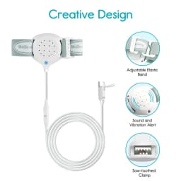MoDo-King Best Bedwetting Alarm for Baby Boys Kids Best Adult Bed Wetting Enuresis Alarm Nocturnal Enuresis MA-108