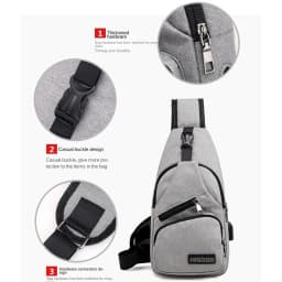 Fashion Casual Crossbody Bag Small Men's Shoulder Bag Men Diagonal Backpack Messenger Phone Bag Boy Fanny Chest Pack New