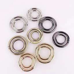 5Pcs 25/30/32/38MM Metal Spring Buckles Carabiner Hooks Handbag Clasp Stainless Steel Keyring Snap Gate O Ring Camping Clasp