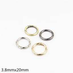 5Pcs 25/30/32/38MM Metal Spring Buckles Carabiner Hooks Handbag Clasp Stainless Steel Keyring Snap Gate O Ring Camping Clasp