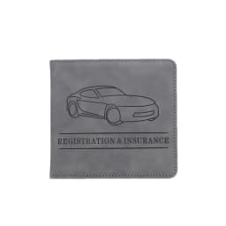 Car Registration Insurance Holder Driving License Cover Leather Auto Documents Drivers License Storage Bag Credit Card Holder