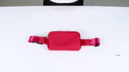 Outdoor Double Zipper Waist Bag Hiking Crossbody Travel Fanny Pack Adjustable Waterproof Small Bag