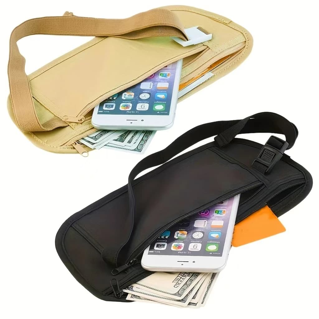 Anti-Theft Invisible Travel Waist Bag - Wallet for Men & Women, Hidden Passport Money Belt, Chest Bag Gift for Travelers