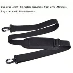 Minimalist Nylon Shoulder Bag Shoulder Strap, Widening Pressure Reducing Shoulder Strap, Fashionable Solid Color Shoulder Strap
